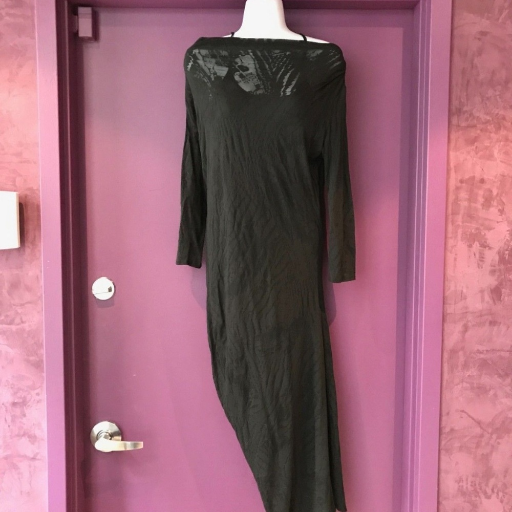 PURE DKNY Black Lacy Jacquard Dress - NEVER WORN